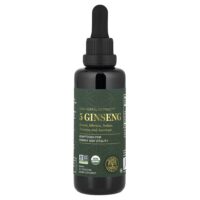 Raw Herbal Extract™, женьшень 5, 59,2 мл (2 жидк. Унции) — Global Healing