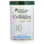 улучшенные пептиды коллагена, с ванильным вкусом, 400 г (14,1 унции) — Great Lakes Wellness