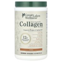 Пептиды бычьего коллагена от травяного откорма, чай, 284 г (10 унций) — Great Lakes Wellness