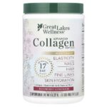 Advanced Collagen Peptides, малиновый лимонад, 227 г (8 унций) — Great Lakes Wellness