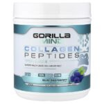 пептиды коллагена, со вкусом голубой малины, 435 г (0,959 фунта) — Gorilla Mind