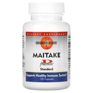 Maitake D Fraction, стандарт, 120 капсул — Mushroom Wisdom