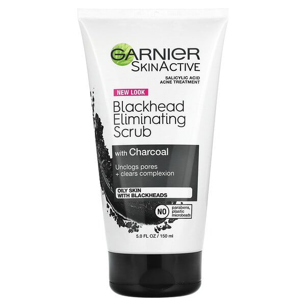 gnr41035_v_8.jpg SkinActive, скраб для устранения угрей с древесным углем, 150 мл (5 жидк. унц.) — Garnier
