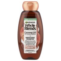 Разглаживающий шампунь Whole Blends, «Масла кокоса и какао», 370 мл — Garnier