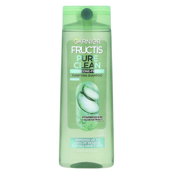gnr49170_v_14.jpg Fructis, очищающий шампунь, для нормальных волос, безупречное очищение, 370 мл (12,5 жидк. унц.) — Garnier