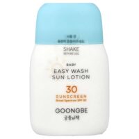 легкое солнцезащитное средство, для детей, легкое умывание, SPF 30, 60 г (2,11 унции) — Goongbe