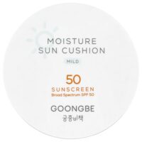 увлажняющий солнцезащитный крем, кушон, мягкое, SPF 50, 14 г (0,49 унции) — Goongbe