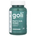 Жевательные мармеладки с матча для мозга, 60 жевательных таблеток — Goli Nutrition