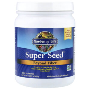 Super Seed®, добавка с клетчаткой, 600 г (21 унция) — Garden of Life