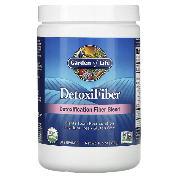 gol11289_v_27.jpg DetoxiFiber, специальная смесь клетчатки для детоксикации, 300 г — Garden of Life