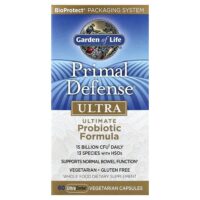 Primal Defense® Ultra, Ultimate Probiotic Formula, 60 UltraZorbe™ Vegetarian Capsules — Garden of Life