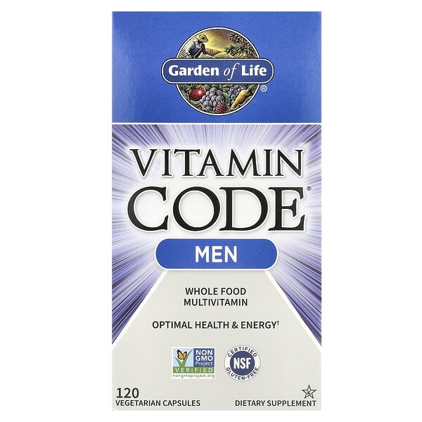 gol11368_v_38.jpg Vitamin Code®, мультивитамины из цельных продуктов для мужчин, 120 вегетарианских капсул — Garden of Life
