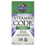 Vitamin Code®, мультивитамины из цельных пищевых продуктов для всей семьи, 120 вегетарианских капсул — Garden of Life