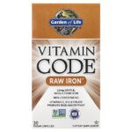 Vitamin Code, необработанное железо, 30 веганских капсул — Garden of Life