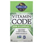 Vitamin Code, Raw B-Complex, комплекс витаминов группы В, 60 веганских капсул — Garden of Life