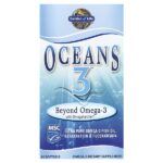 Oceans 3, Beyond Omega-3 с омега-ксантином, 60 желатиновых капсул — Garden of Life