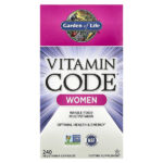 Vitamin Code®, мультивитамины из цельных продуктов для женщин, 240 вегетарианских капсул — Garden of Life