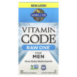 Vitamin Code®, RAW One™, мультивитамины для мужчин для приема один раз в день, 30 вегетарианских капсул — Garden of Life