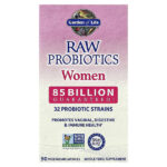 RAW Probiotics, для женщин, 85 млрд, 85 вегетарианских капсул — Garden of Life