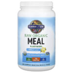 RAW Organic, коктейль-заменитель еды, ваниль, 1050 г (2 фунта 5,04 унции) — Garden of Life