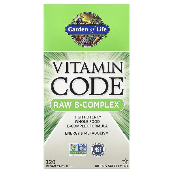 gol11650_v_83.jpg Vitamin Code, Raw B-Complex, 120 веганских капсул — Garden of Life