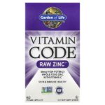 Vitamin Code®, RAW Zinc™ с витамином C, 60 веганских капсул — Garden of Life