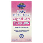 RAW Probiotics, Vaginal Care, добавка для здоровья влагалища, 30 вегетарианских капсул — Garden of Life