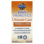 RAW Probiotics Ultimate Care, 30 вегетарианских капсул — Garden of Life