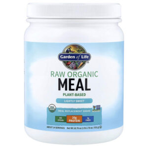 RAW Organic, коктейль-заменитель еды, слегка сладкий, 532 г (1 фунт 2,76 унции) — Garden of Life