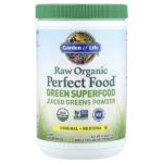 Raw Organic Perfect Food®, зелёный суперфуд, порошок из сока из зелени, классический вкус, 414 г (14,6 унции) — Garden of Life