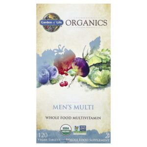 MyKind Organics, мультивитамины для мужчин, 120 веганских таблеток — Garden of Life