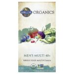 Organics, мультивитамины для мужчин от 40 лет, 120 веганских таблеток — Garden of Life