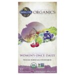 Organics, мультивитамины из цельных продуктов для женщин, одна таблетка в день, 30 веганских таблеток — Garden of Life