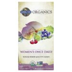 Organics, для женщин, для приема один раз в день, 60 веганских таблеток — Garden of Life