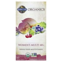 Organics, мультивитамины для женщин от 40 лет, 60 веганских таблеток — Garden of Life