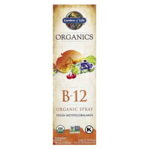 MyKind Organics, органический спрей с витамином B12, со вкусом малины, 58 мл (2 жидк. унции) — Garden of Life
