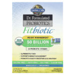 Компания Dr. Формула пробиотиков, Fitbiotic™, без добавок, 50 млрд КОЕ, 20 пакетиков по 4,2 г (0,15 унции) — Garden of Life