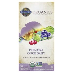 MyKind Organics, пренатальные мультивитамины, одна таблетка в день, 90 веганских таблеток — Garden of Life