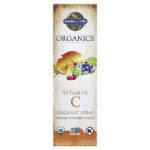 Organics, органический спрей с витамином C, апельсин и мандарин, 58 мл (2 жидк. унции) — Garden of Life