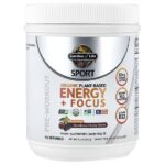 Sport, Органическая растительная энергия + Focus, перед тренировкой, ежевика и вишня, 8,1 унции (231 г) — Garden of Life