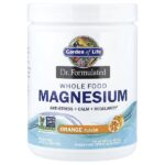 Dr. Formulated, цельнопищевой магний, со вкусом апельсина, 419,5 г (14,8 унций) — Garden of Life