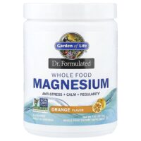 Dr. Formulated, цельнопищевой магний, с апельсиновым вкусом, 197,4 г (7 унций) — Garden of Life
