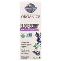 Organics, иммунный сироп из бузины, 195 мл (6,59 жидк. Унции) — Garden of Life
