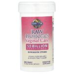 RAW Probiotics, Vaginal Care, добавка для здоровья влагалища, продукт длительного хранения, 30 вегетарианских капсул — Garden of Life