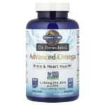 Dr. Formulated, улучшенная формула омега жирных кислот, со вкусом цитрусовых, 180 капсул — Garden of Life
