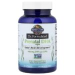 Мы в компании Formulated, Vegan Prenatal DHA, 400 мг, 30 мягких таблеток — Garden of Life