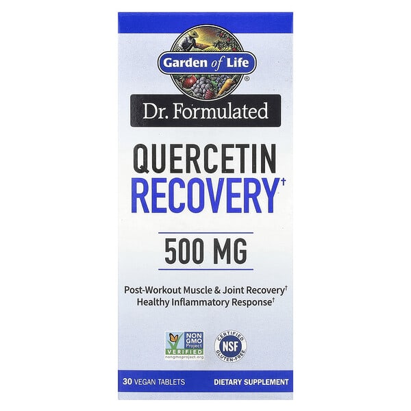 gol13051_v_44.jpg Доктор Formulated, Quercetin Recovery, 500 мг, 30 веганских таблеток — Garden of Life