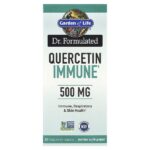 Компания Dr. Formulated, кверцетин для иммунитета, 500 мг, 30 вегетарианских таблеток — Garden of Life
