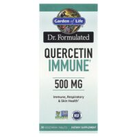 Компания Dr. Formulated, кверцетин для иммунитета, 500 мг, 30 вегетарианских таблеток — Garden of Life