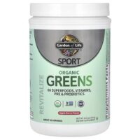 Sport, органическая зелень, яблоко и ягоды, 270 г (9,52 унции) — Garden of Life